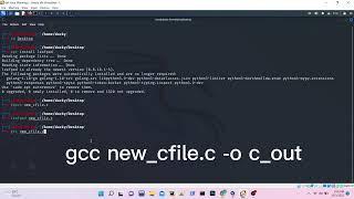 how to compile c program in kalilinux | c compile | run c program in linux