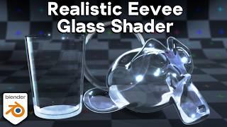 Realistic Eevee Glass Shader for Blender 4.2 (Tutorial)