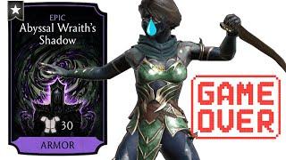 Mk11 Jade is officially dead. Abyssal Wraiths Shadow finished her! mk mobile