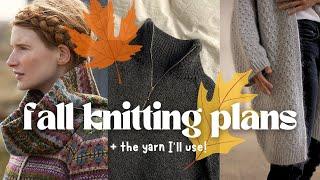 My Autumn Knitting Plans  | 8 Patterns and Yarns to Inspire You for Fall 2024 Knitting