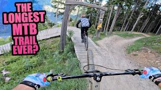 IS THIS THE LONGEST AND BEST MTB FLOW TRAIL EVER? - SÖLDEN BIKE PARK