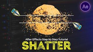Shatter Broken Step-by-step Tutorial || After Effects Tutorials