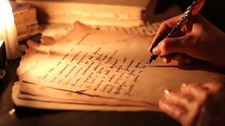 Tatyana's letter to Onegin ASMR  Writing Sounds For Sleep