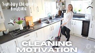 Sunday Cleaning Routine | Clean with Me | Cleaning Motivation UK