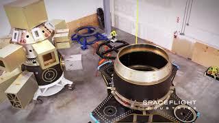 Assembling the Integrated Payload Stack at Spaceflight Industries