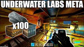 Exploring Underwater Labs on Force Wipe  - Rust Console Edition