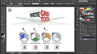 How to Use the Perspective Grid Tool in Adobe Illustrator - PART 1