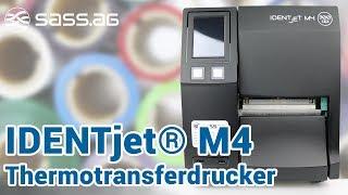 4" Thermotransferdrucker IDENTjet® M4 - das Multitalent unter den Etikettendruckern [2021]