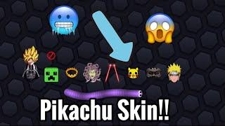 Slither.io Pikachu Skin Code!