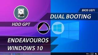 Dual Boot Windows and EndeavorOS | EndeavorOS Install | Dual Boot Windows 10 and EndeavorOS