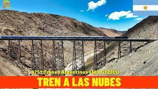 Cab Ride Train to the Clouds (Tren a las Nubes, Salta - Argentina) train driver's view 4K