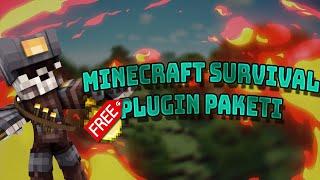 minecraft survival+map plugin paketi 1.11.2