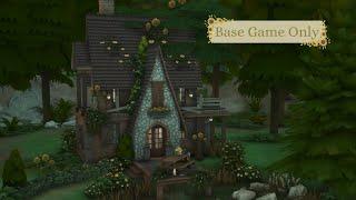 Base Game Sunflower Cabin (The Sims 4 SpeedBuild No CC)