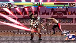 NICK54222 MUGEN: Sakuya Izayoi (me) VS Mortal Kombat II Bosses (OMEGAPSYCHO)