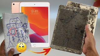 How i Restore iPad 5 Cracked Buried in the mud For Poor Family !