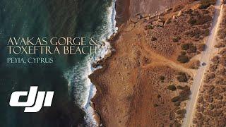 【4K】Drone Cinematic - CYPRUS from above - Avakas Gorge & Toxeftra Beach