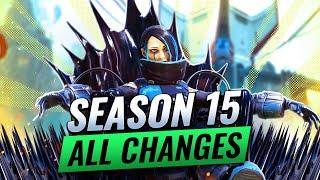 ALL NEW SEASON 15 CHANGES IN APEX LEGENDS!