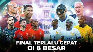 Portugal Lebih Kuasai Bola tapi Prancis Serang Celah Bek Tua Lambat! Prediksi Portugal vs Prancis