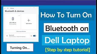 How to Turn On Bluetooth in Dell Laptop