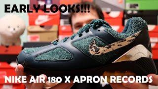 GOT EM EARLY!!! | APRON RECORDS X NIKE AIR 180 REVIEW!!!