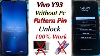 Vivo y93 pattern pin unlock | without pc unlock new method
