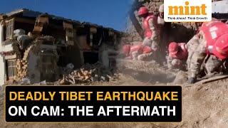 Tibet Earthquake Aftermath: Footage Shows Extent Of Damage From Devastating Quake