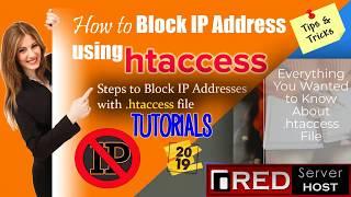 How to block any IP address using .htaccess rule|Tutorials 2019|Cheap Linux Hosting|Redserverhost