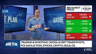 Trading & Investing: #GOOGL & #MSFT Trade Pivots, PCE Data Action, Stocks, #Crypto #Gold #Oil #btc