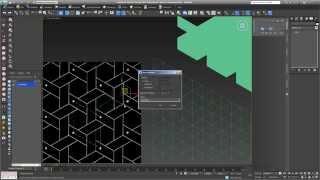 Redraw pattern in 3ds max