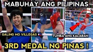 3RD MEDAL  NG PILIPINAS NASUNGKIT SA WOMENS BOXING, VILLEGAS NAG PAKITA NG LAKAS