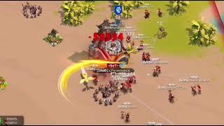 How to take Rally + Swarm (58m 5525 martel + 5511 theodora garrison), Rise of Kingdoms