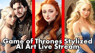 Stable Diffusion, Ai Art EPIC Game of Thrones stylized Prompting, with Fair | Livestream 02/20/2023