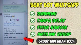 Cara Membuat Bot Whatsapp Mudah Di HP Kita