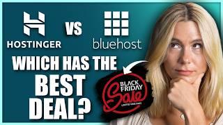 Hostinger vs Bluehost: Which is Cheaper? - LIMITED TIME BLACK FRIDAY DEAL