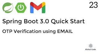 Spring Boot OTP Verification using Email | Java Mail Sender | SMTP