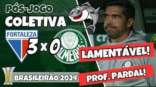 VEXAME! PÓS-JOGO | FORTALEZA 3X0 PALMEIRAS | BRASILEIRÃO 2024 | COLETIVA ABEL FERREIRA | AO VIVO