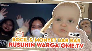 BOCIL DAN MONYET BAR BAR RUSUHIN WARGA OME.TV