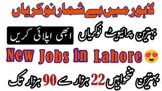 Lahore New Private Jobs | Best Private Jobs in Lahore Pakistan | Helper's Jobs@JOBSANDFIELDS