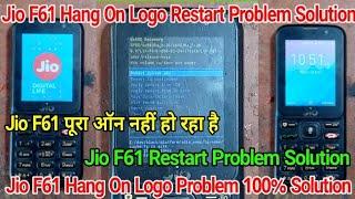 Jio F61f Restart Problem || Jio F61f Restart Hang On Logo Problem Solution By  Rajesh Repair Shop