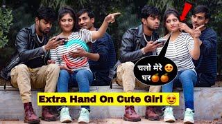 Extra Hand Prank On Sholder  || Part-17  || Amazing Reaction  || Rahul Fun Video