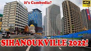 4K Sihanoukville New Modern City of Cambodia 2022 Update Development so fast!