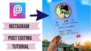 How to edit instagram post in picsart ||learn with affi||