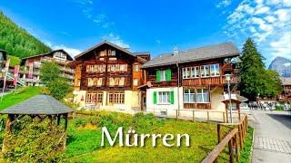 Mürren is an incredible village in the Swiss Alps ️ Switzerland 4K