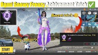 SNOWY FRENZY ACHIEVEMENT BGMI | HOWTO COMPLETE SNOWY FRENZY ACHIEVEMENTBGMI 2.9 ACHIEVEMENT #shorts