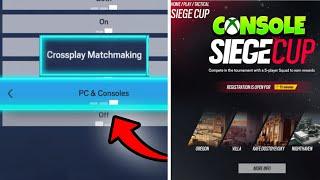 How To Play Console/PC CROSSPLAY & Console Siege Cup in Rainbow Six Siege