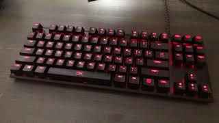 Обзор клавиатуры HyperX Alloy Fps pro