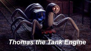 Thomas spider train cartoon