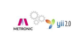 metronic theme and yii2 framework