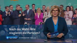 tagesschau in Einfacher Sprache 19:00 Uhr, 24.02.2025