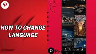 How To Change Language On Pinterest App